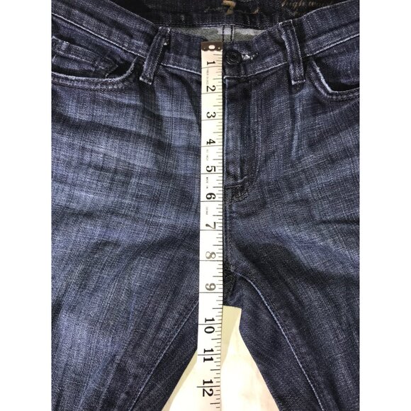 7 For All Mankind  Women's High Waist Bootcut Western Style Boho Chic Jeans - Picture 6 of 9